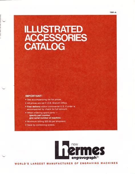 new hermes engraving catalog.